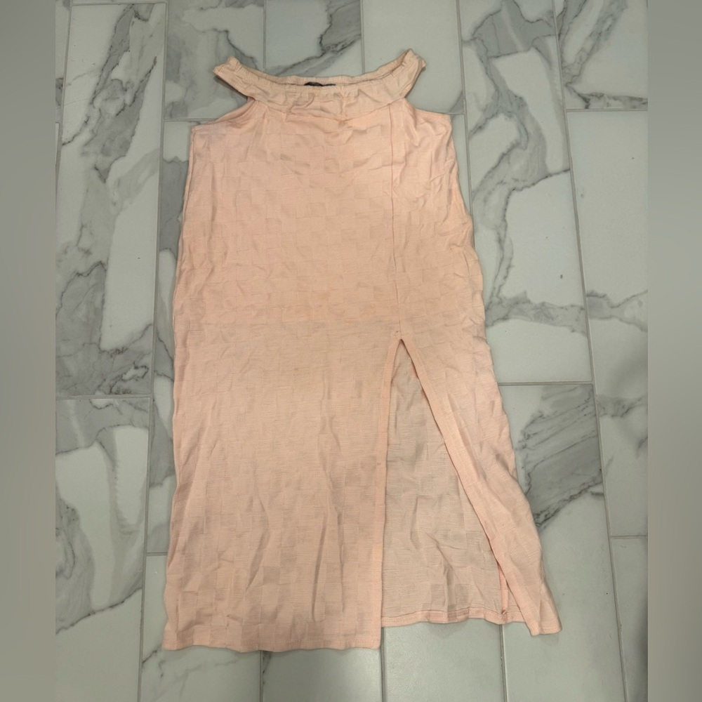 Urban outfitters Light pink cut out maxi skirt